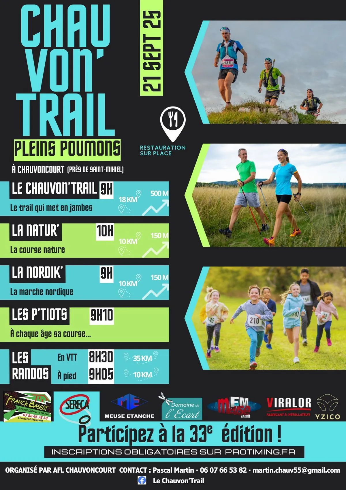 Chauvon Trail 2025 Inscription Résultats