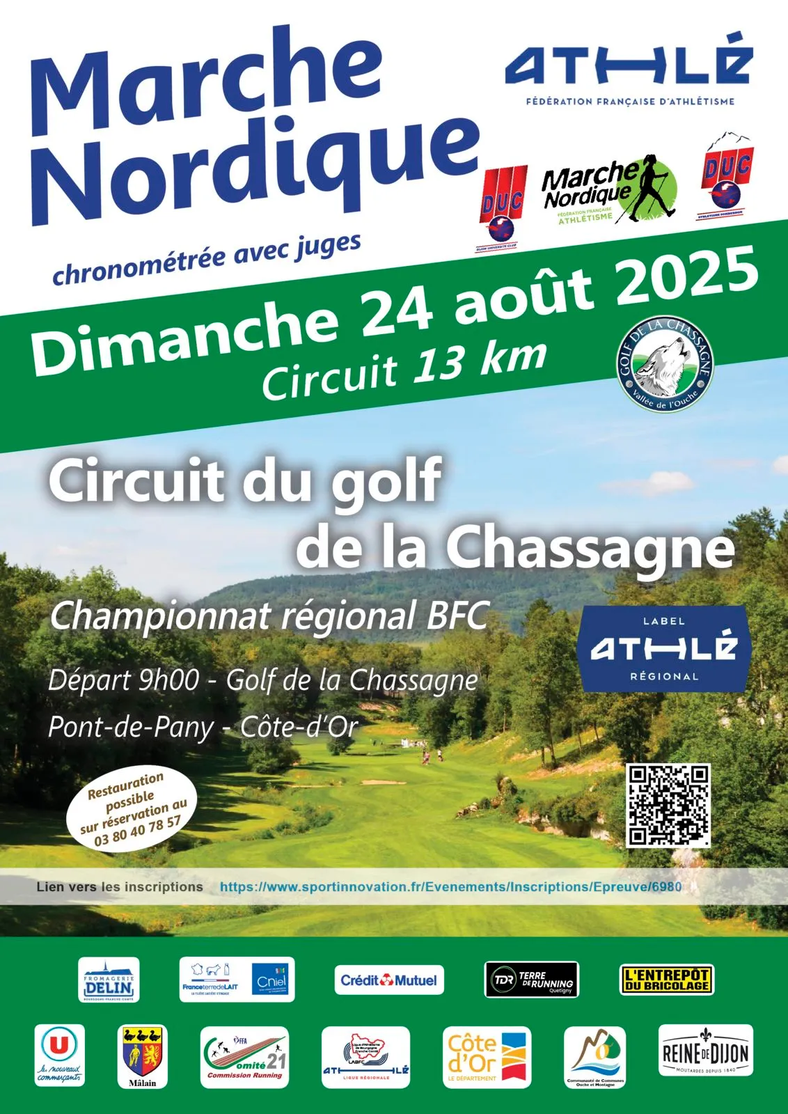 Circuit du golf de la Chassagne 2025 Inscription Résultats