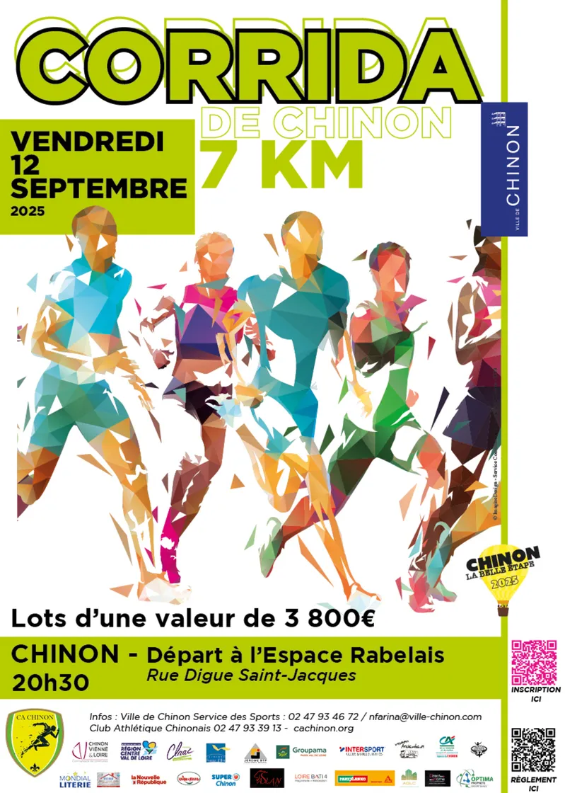 Corrida de Chinon 2025 Inscription Résultats