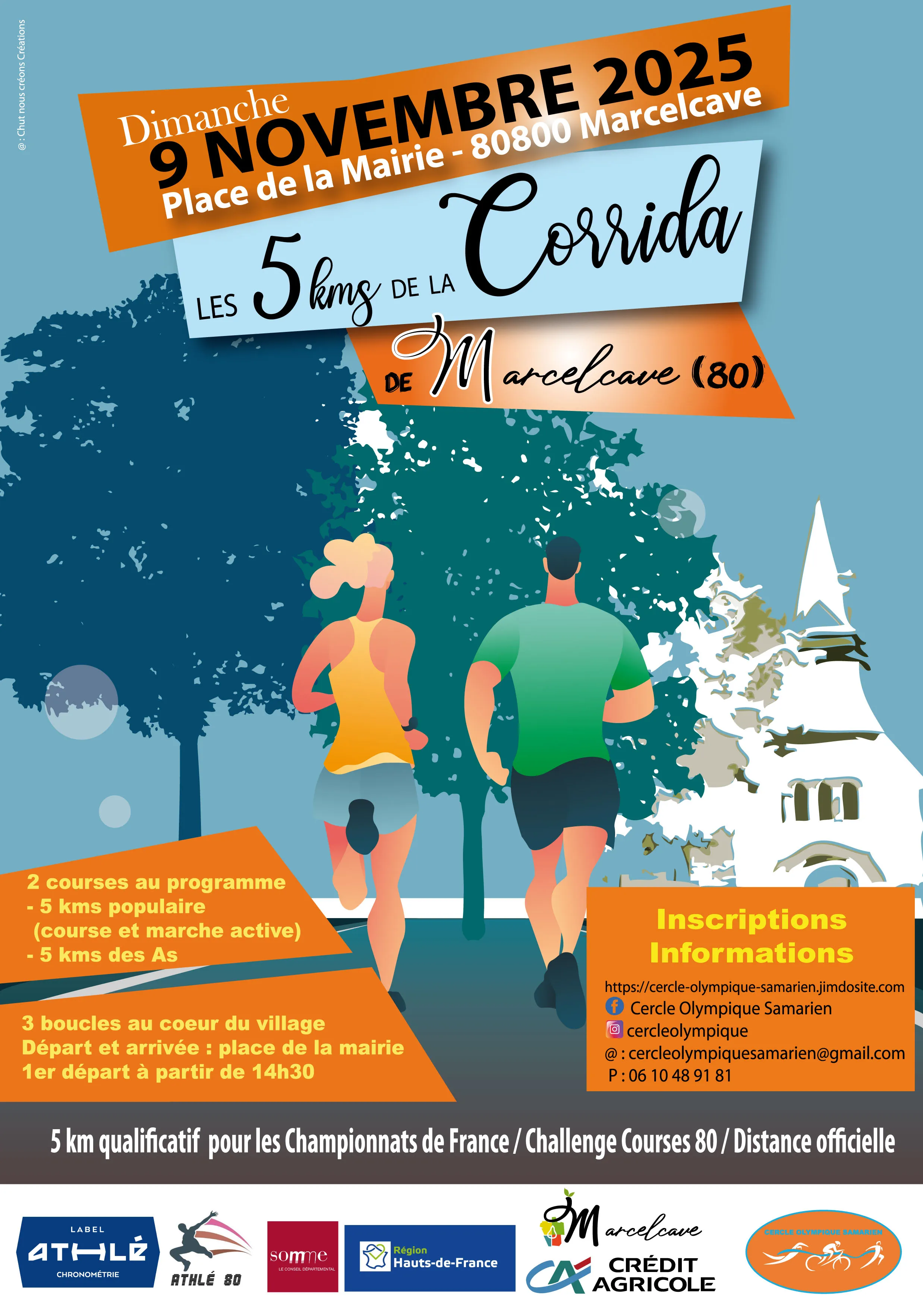 Corrida de Marcelcave 2025 Inscription Résultats
