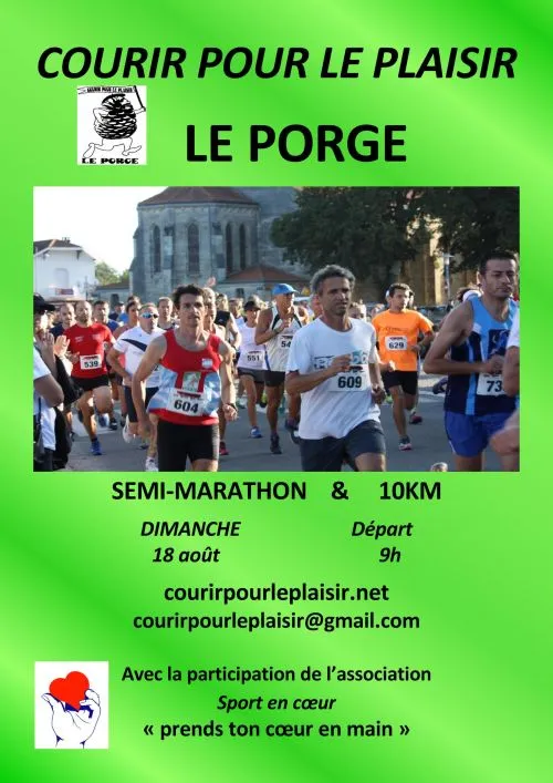 Courir pour le Plaisir Le Porge 2025 Inscription Résultats