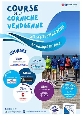 Course de la Corniche Vendéenne 2025 Inscription Résultats