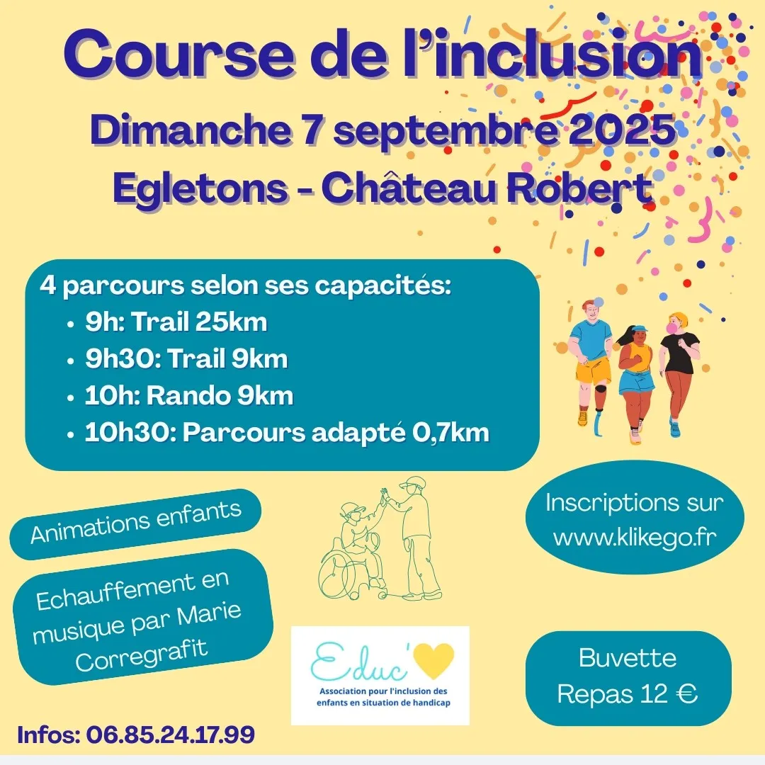 Course de l’Inclusion 2025 Inscription Résultats