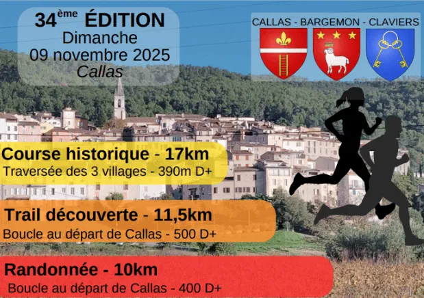 Course des 3 Villages – Bargemon 2025 Inscription Résultats