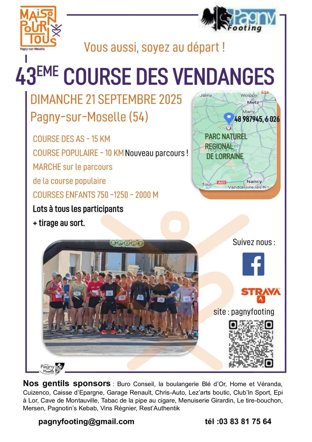 Course des Vendanges – Pagny sur Moselle 2025 Inscription Résultats