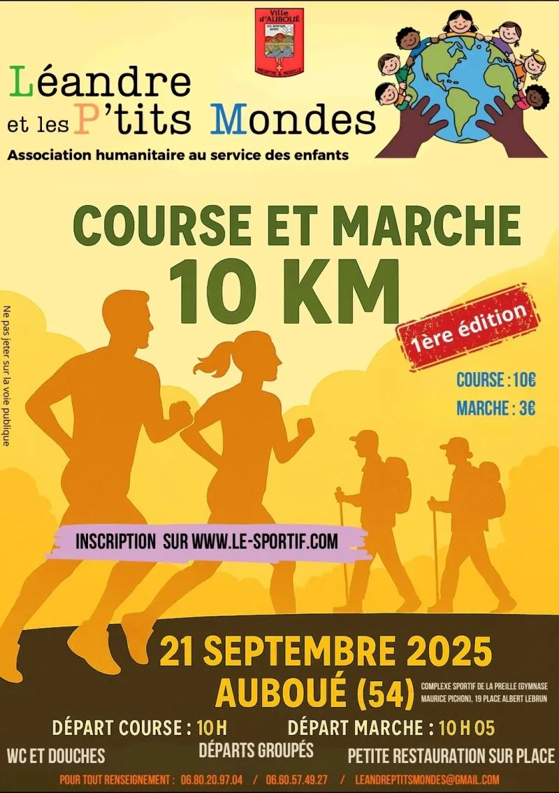 Course Léandre et les P’tits Mondes 2025 Inscription Résultats