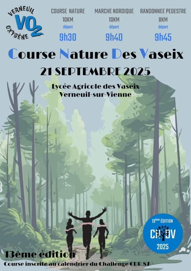 Course nature des Vaseix 2025 Inscription Résultats