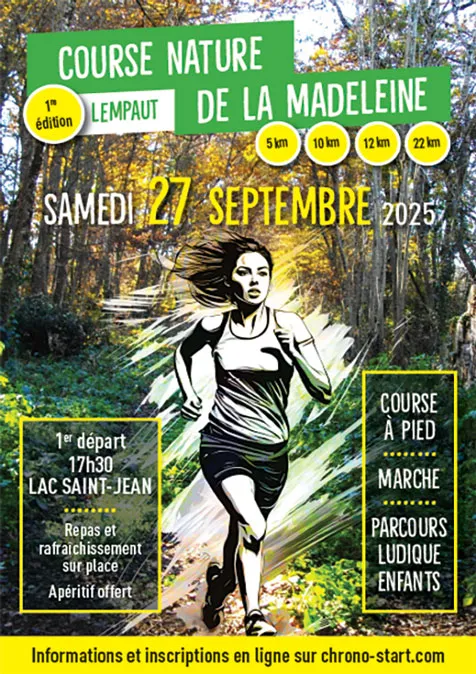Course nature La Madeleine 2025 Inscription Résultats