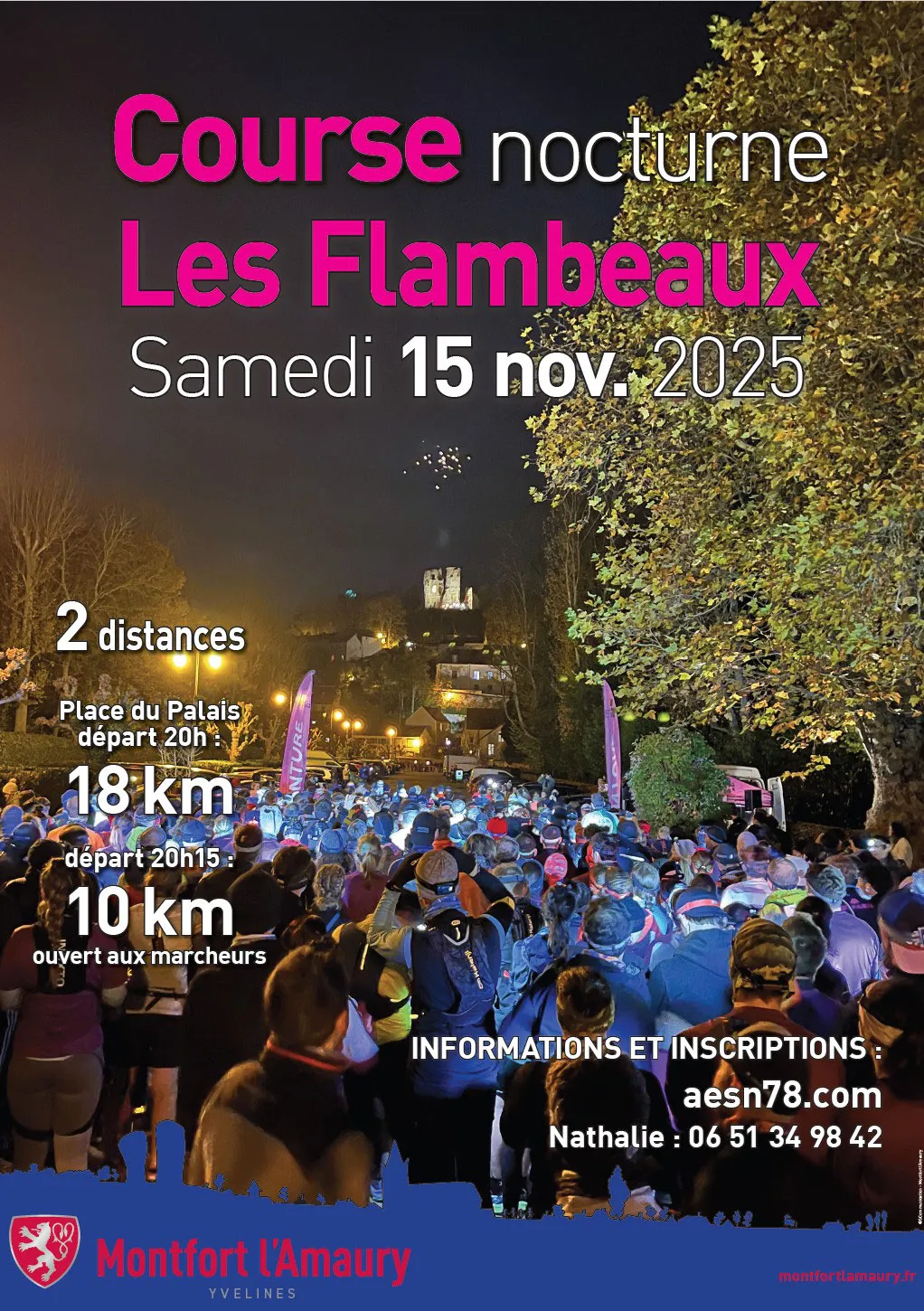 Course nocturne les Flambeaux 2025 Inscription Résultats