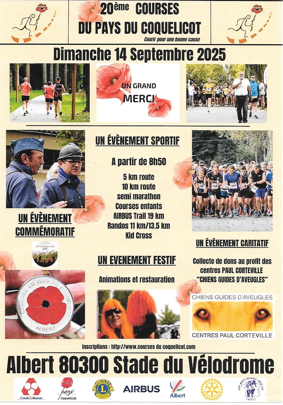 Courses du Pays du Coquelicot 2025 Inscription Résultats