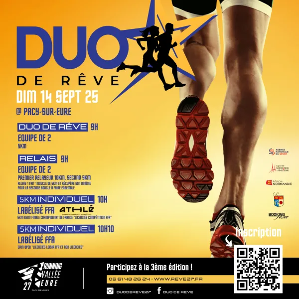 Duo de rêve – Pacy sur Eure 2025 Inscription Résultats