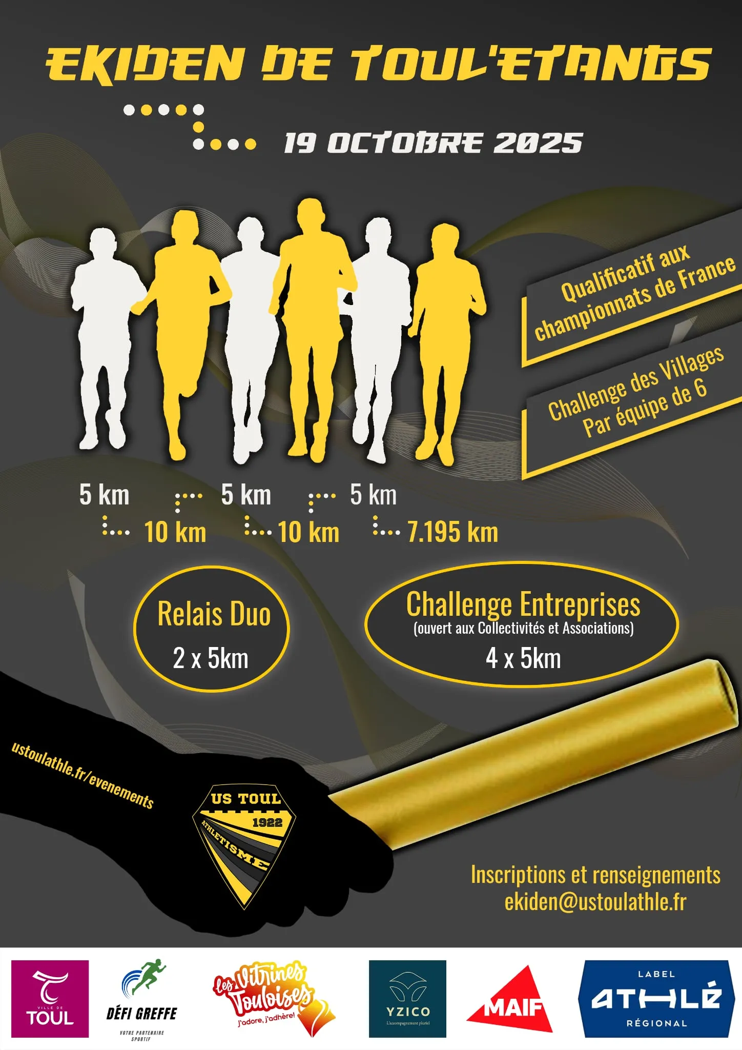Ekiden de Toul’Etangs 2025 Inscription Résultats
