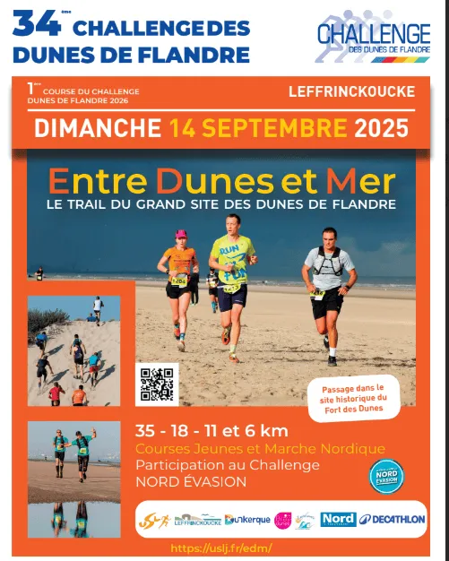 Entre Dunes et Mer – Leffrinckoucke 2025 Inscription Résultats