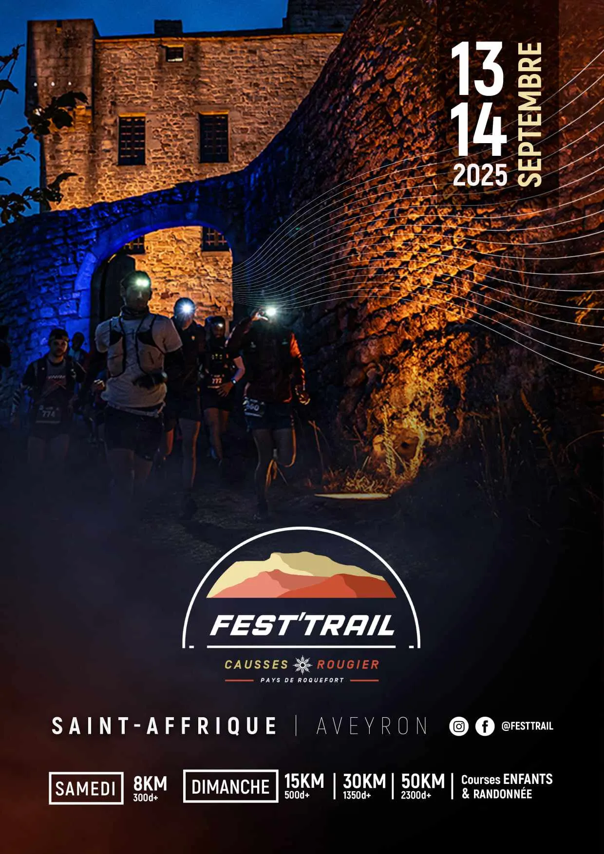 Fest’trail Causses & Rougier 2025 Inscription Résultats