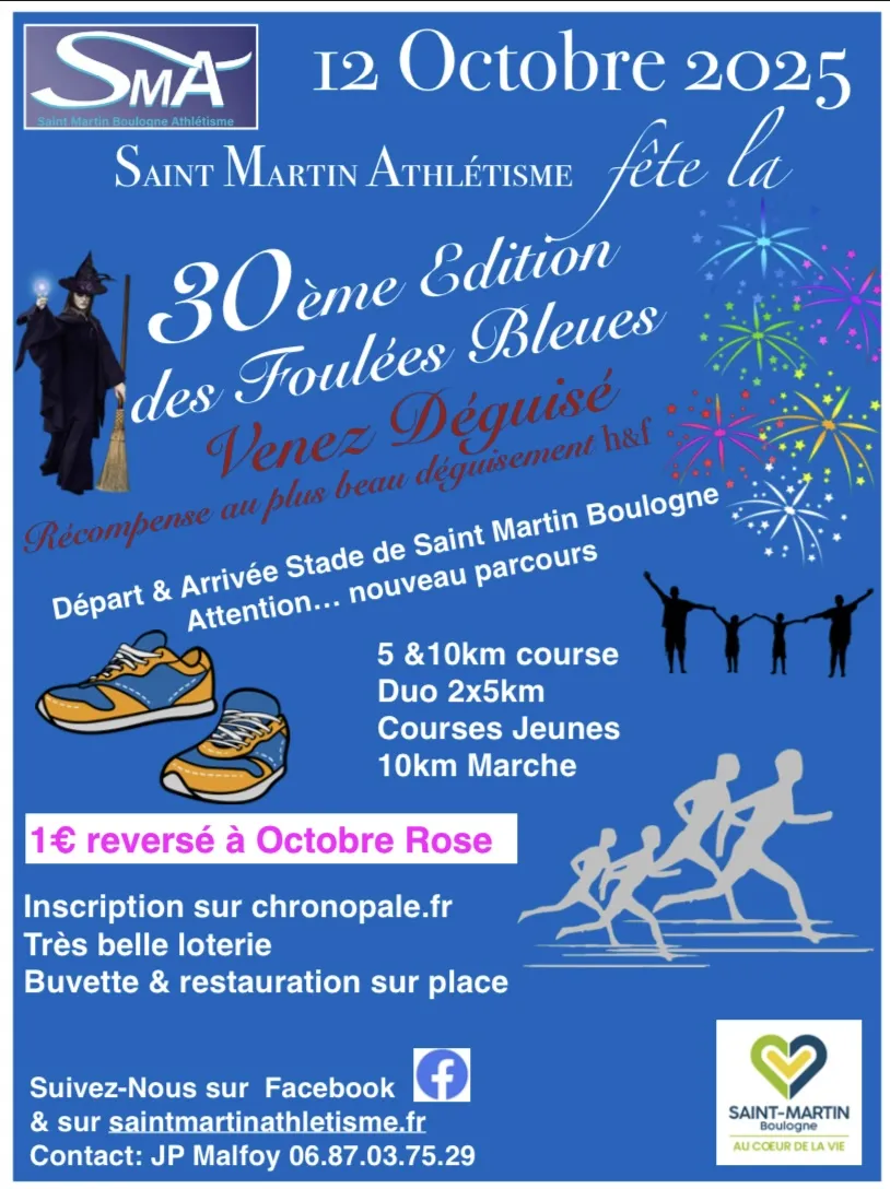 Foulées Bleues de Saint Martin Boulogne 2025 Inscription Résultats