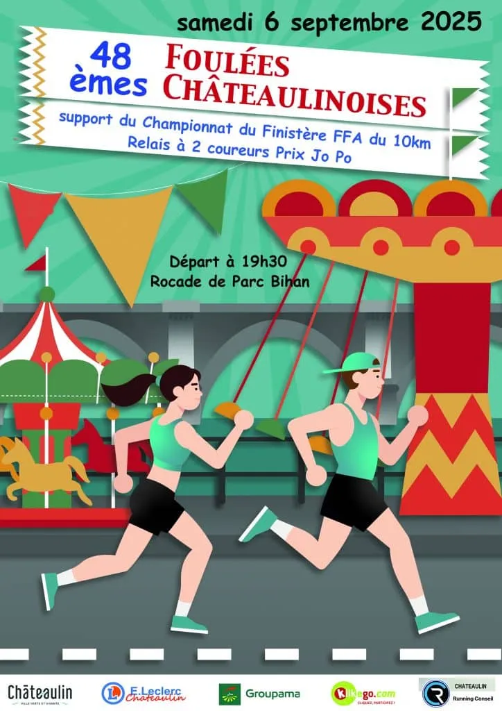 Foulées Châteaulinoises 2025 Inscription Résultats