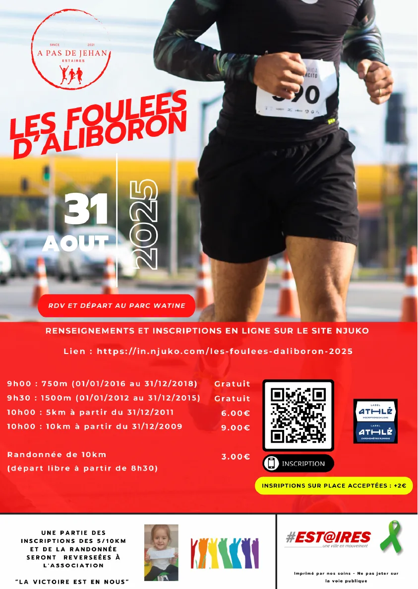 Foulées d’Aliboron 2025 Inscription Résultats