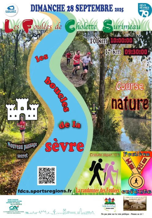Foulées de Cholette et Surimeau 2025 Inscription Résultats