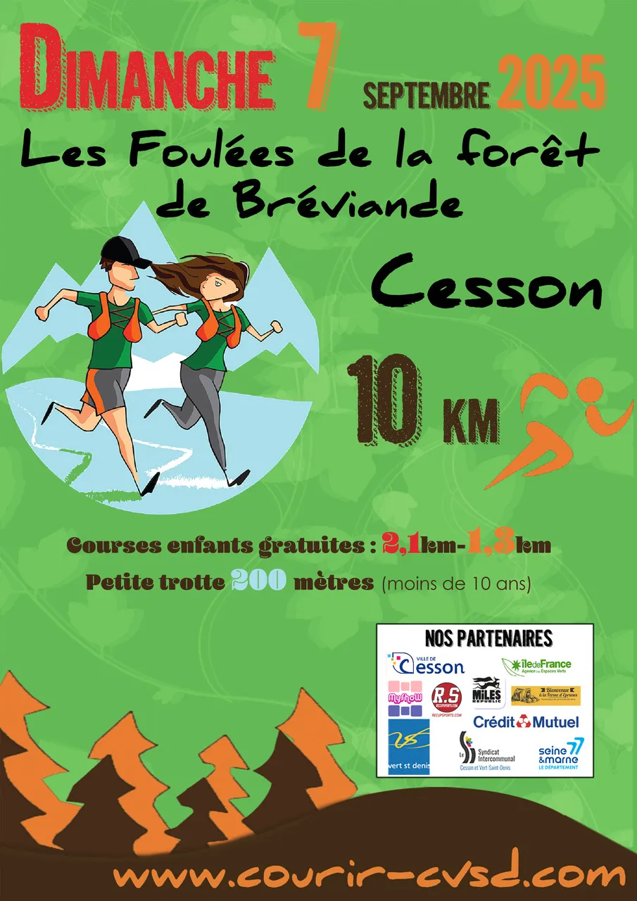 Foulées de la Forêt de Bréviande 2025 Inscription Résultats