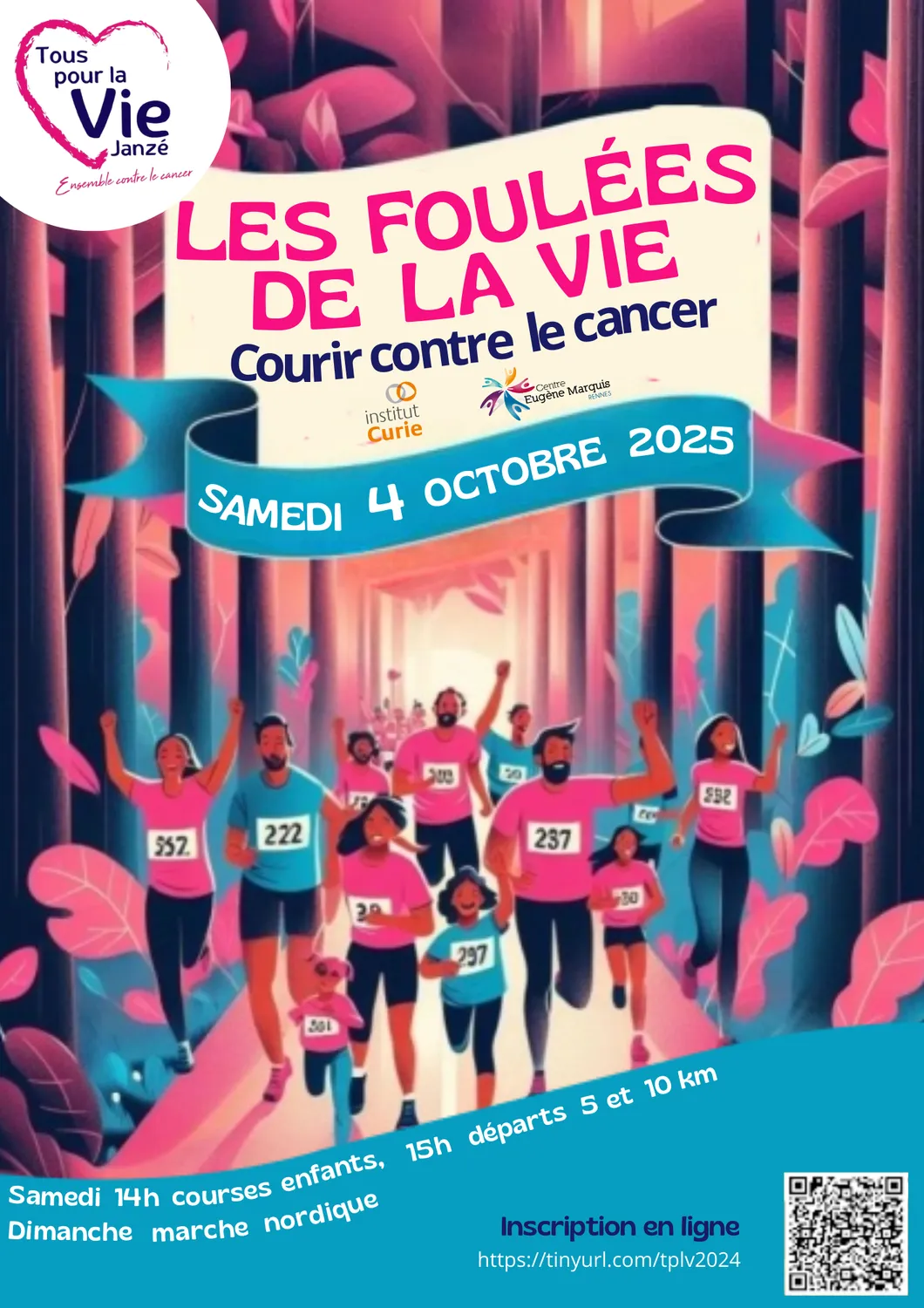 Foulées de la Vie – Janze 2025 Inscription Résultats