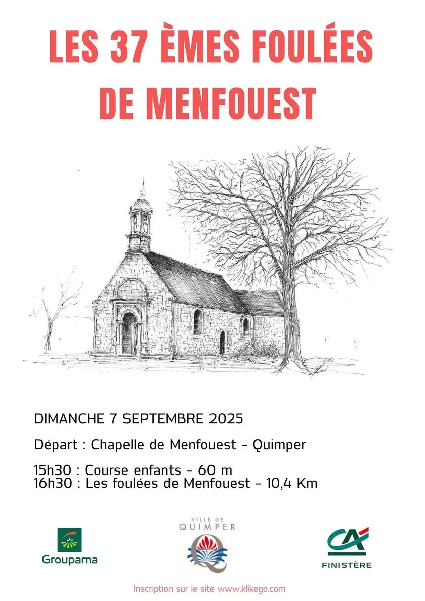 Foulées de Menfouest 2025 Inscription Résultats