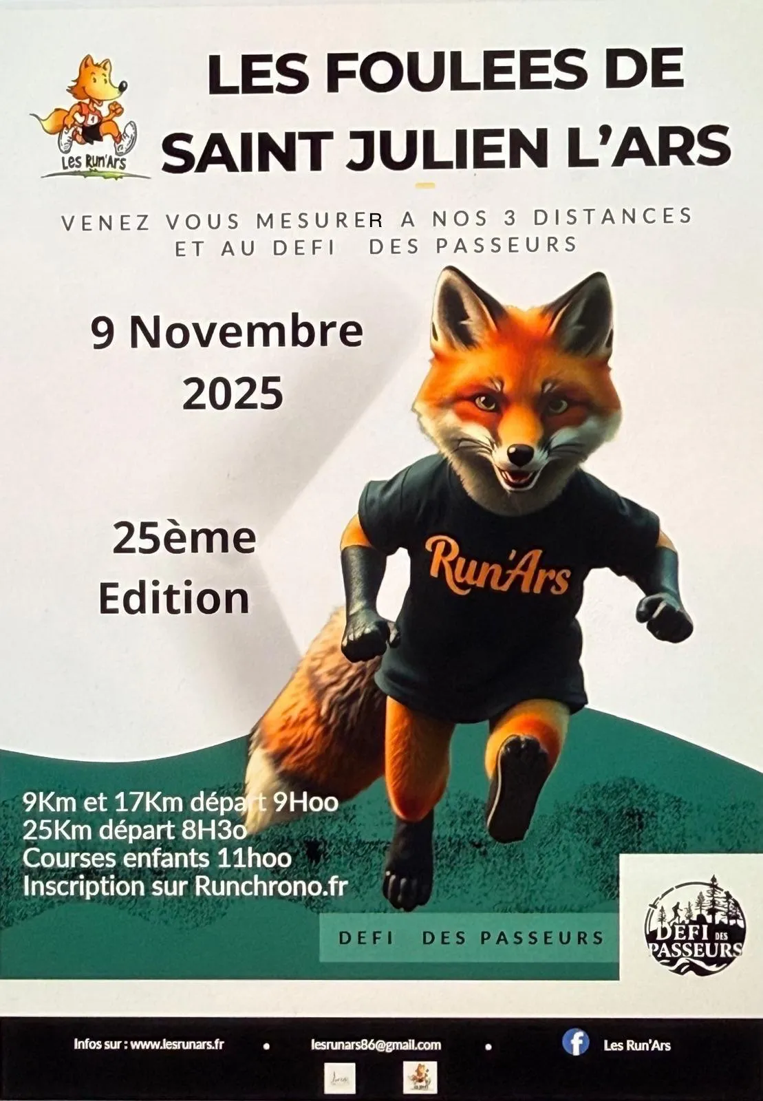 Foulées de Saint Julien 2025 Inscription Résultats
