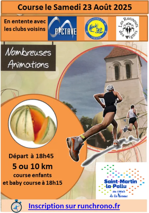 Foulées de Saint Martin la Pallu 2025 Inscription Résultats