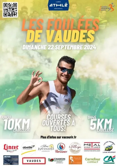 Foulées de Vaudes 2025 Inscription Résultats