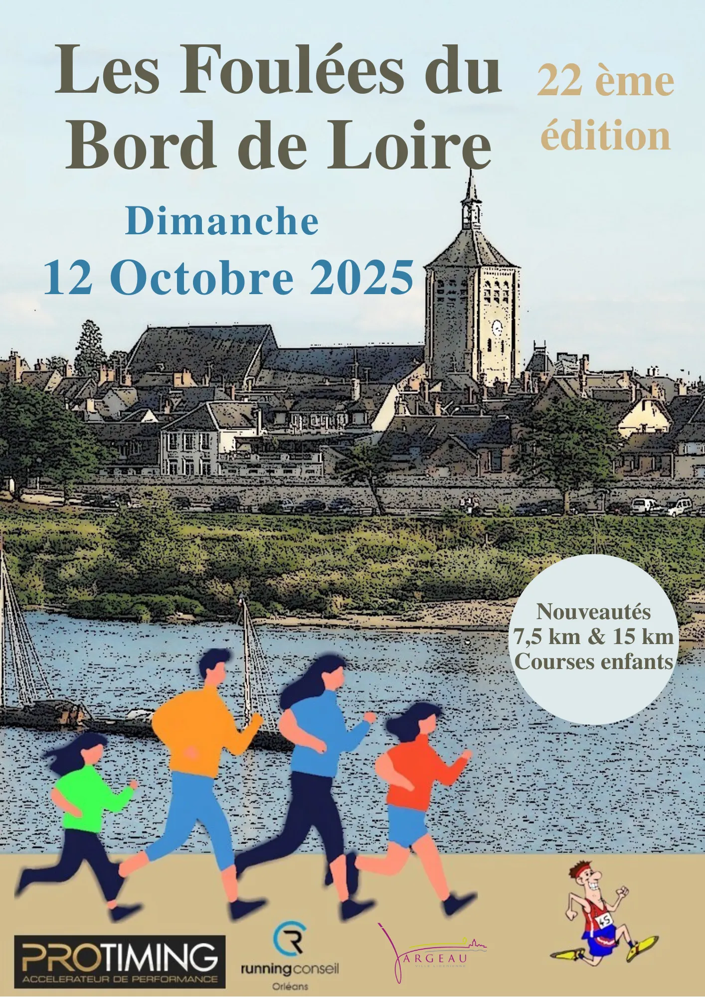 Foulées du Bord de Loire – Jargeau 2025 Inscription Résultats