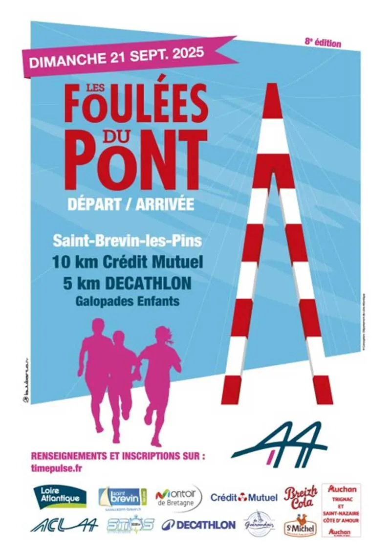 Foulées du Pont – Saint Brévin les Pins 2025 Inscription Résultats