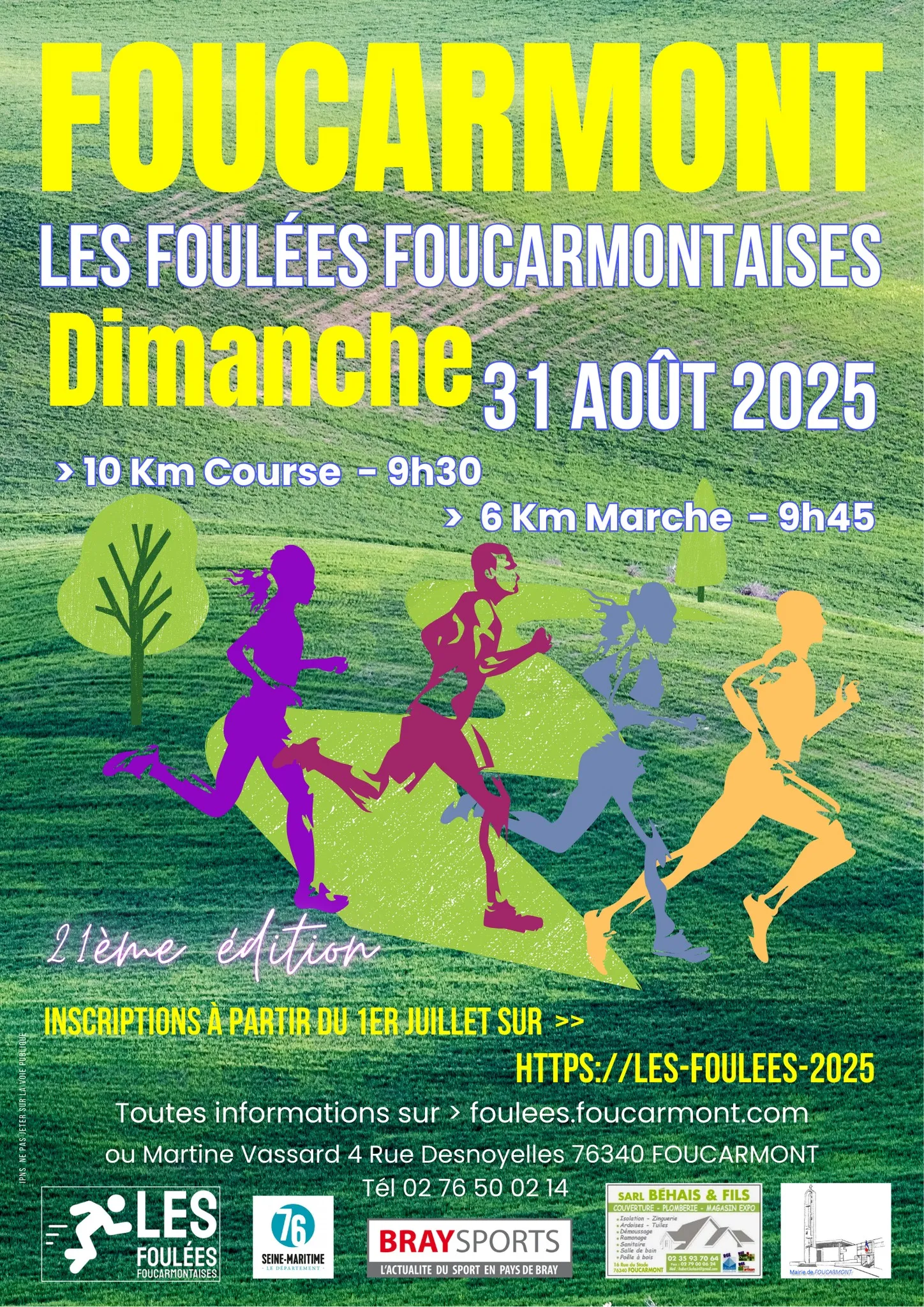 Foulées Foucarmontaises 2025 Inscription Résultats