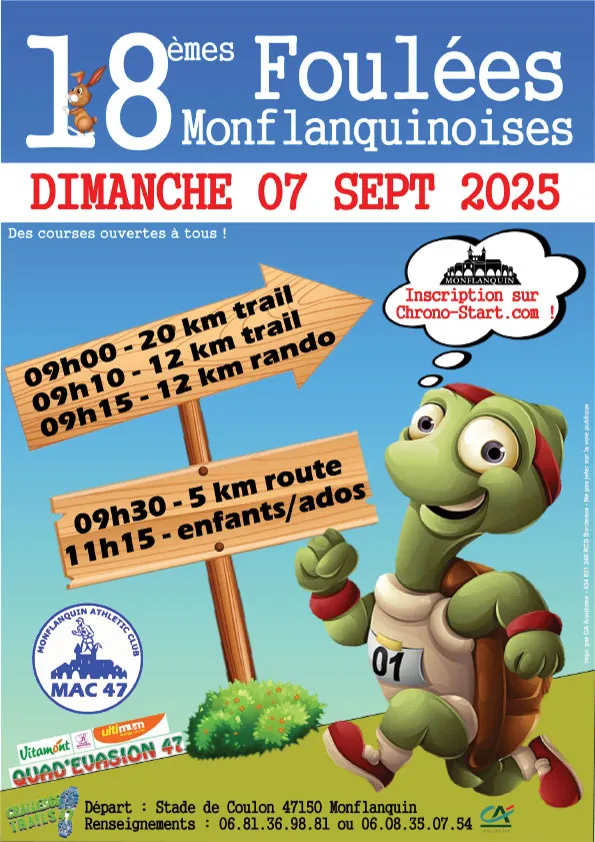 Foulées Monflanquinoises 2025 Inscription Résultats