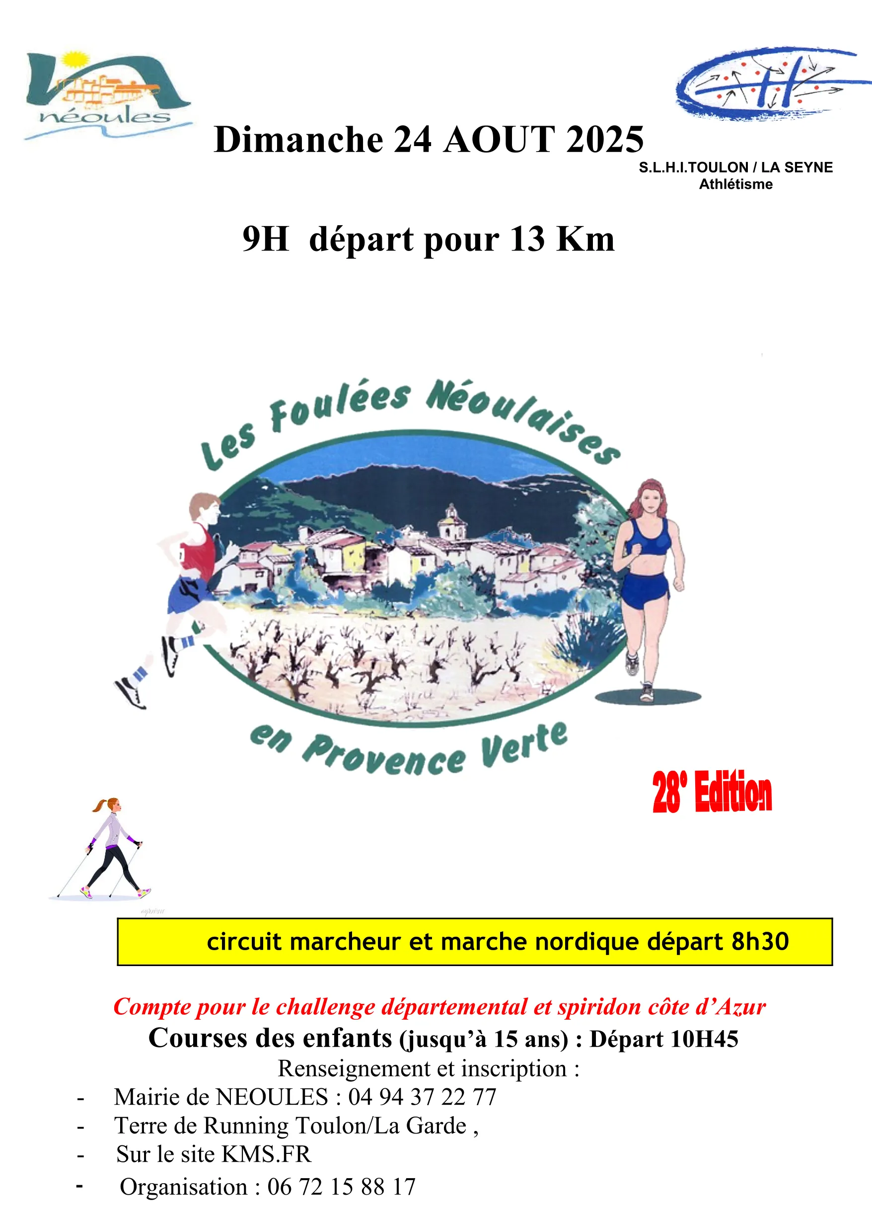 Foulées Néoulaises 2025 Inscription Résultats