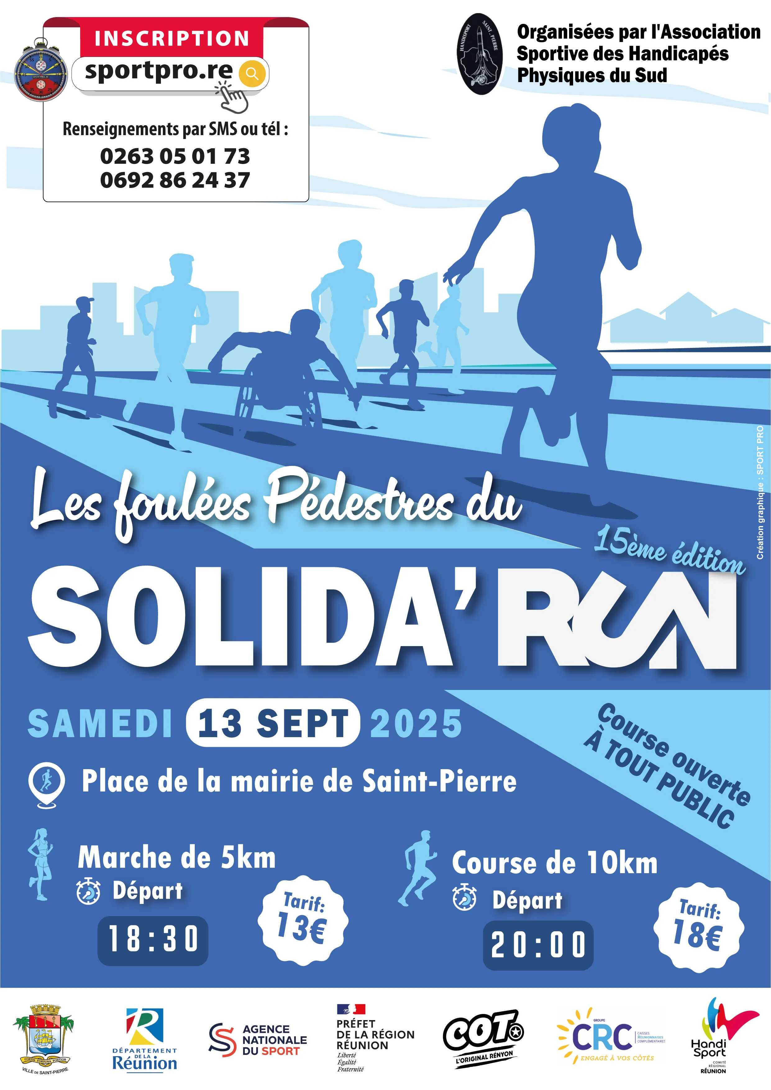 Foulées Pédestres du Solida run 2025 Inscription Résultats
