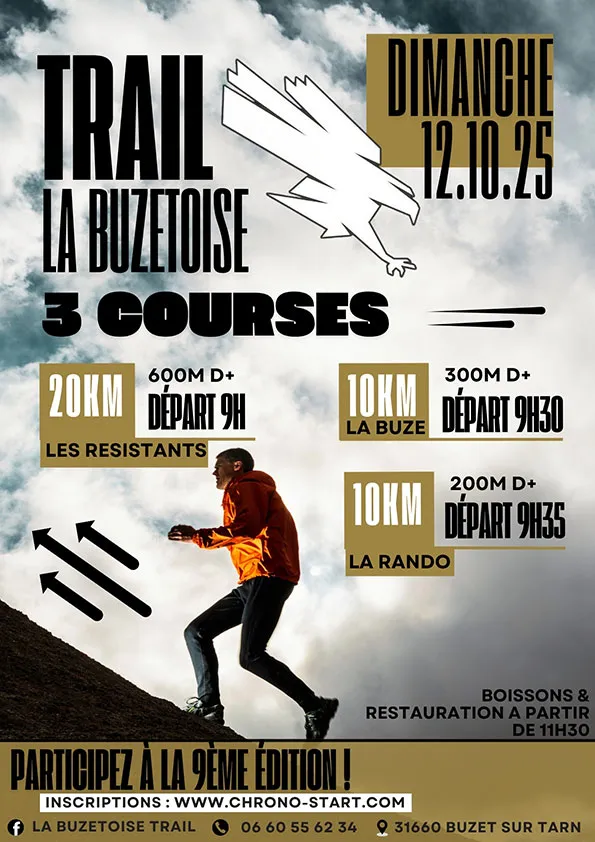 La Buzétoise trail 2025 Inscription Résultats