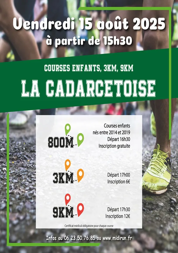 La Cadarcétoise 2025 Inscription Résultats