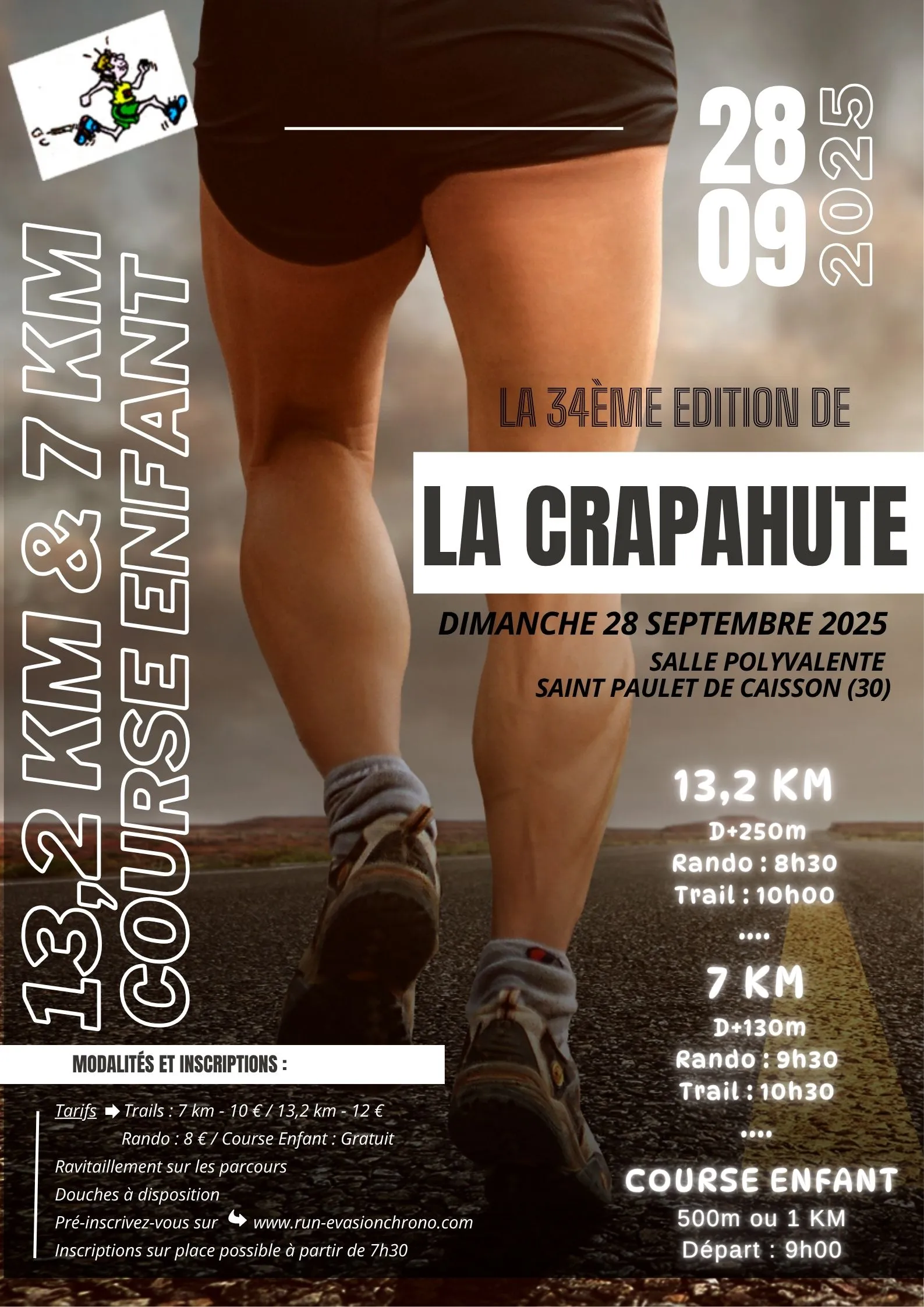 La Crapahute – Saint Paulet de Caisson 2025 Inscription Résultats