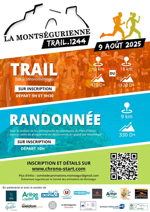 La Montségurienne trail 1244 2025 Inscription Résultats