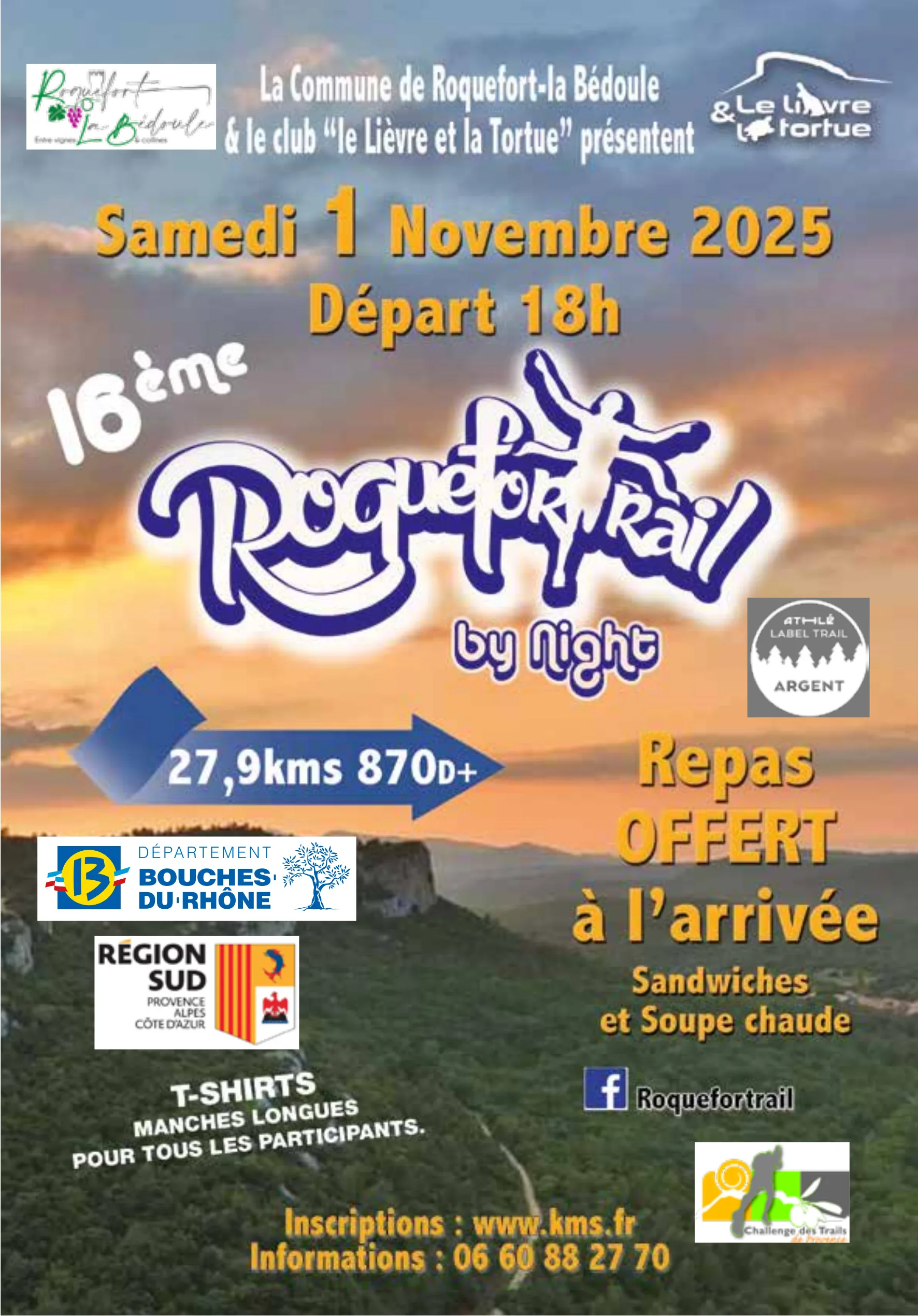 La Ronde des Vignes – Roquefortrail By Night 2025 Inscription Résultats