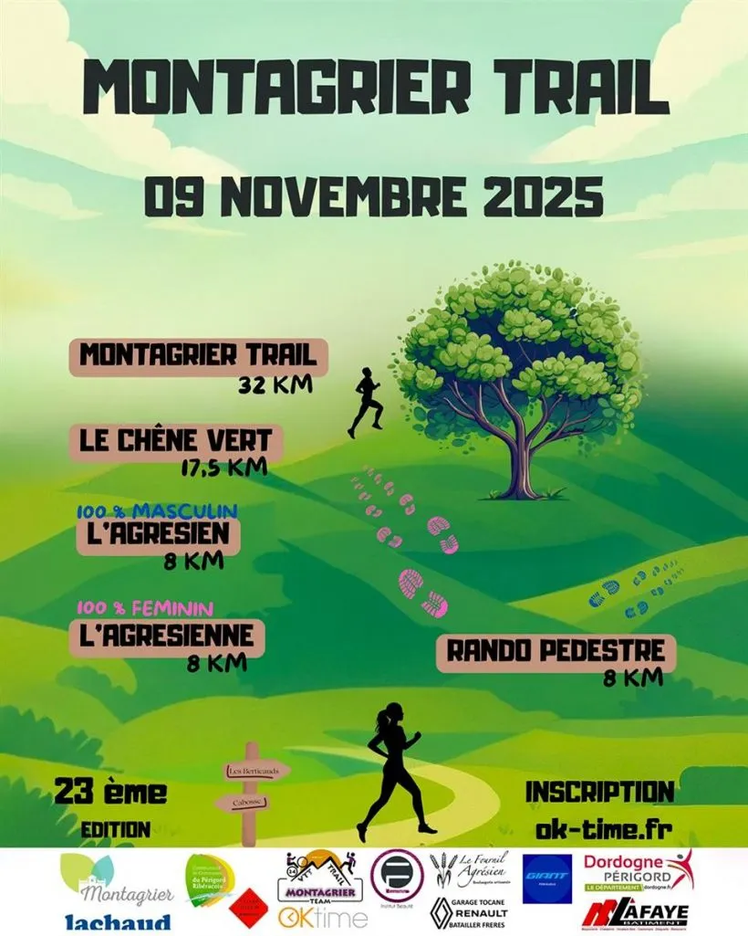 Le Montagrier trail 2025 Inscription Résultats