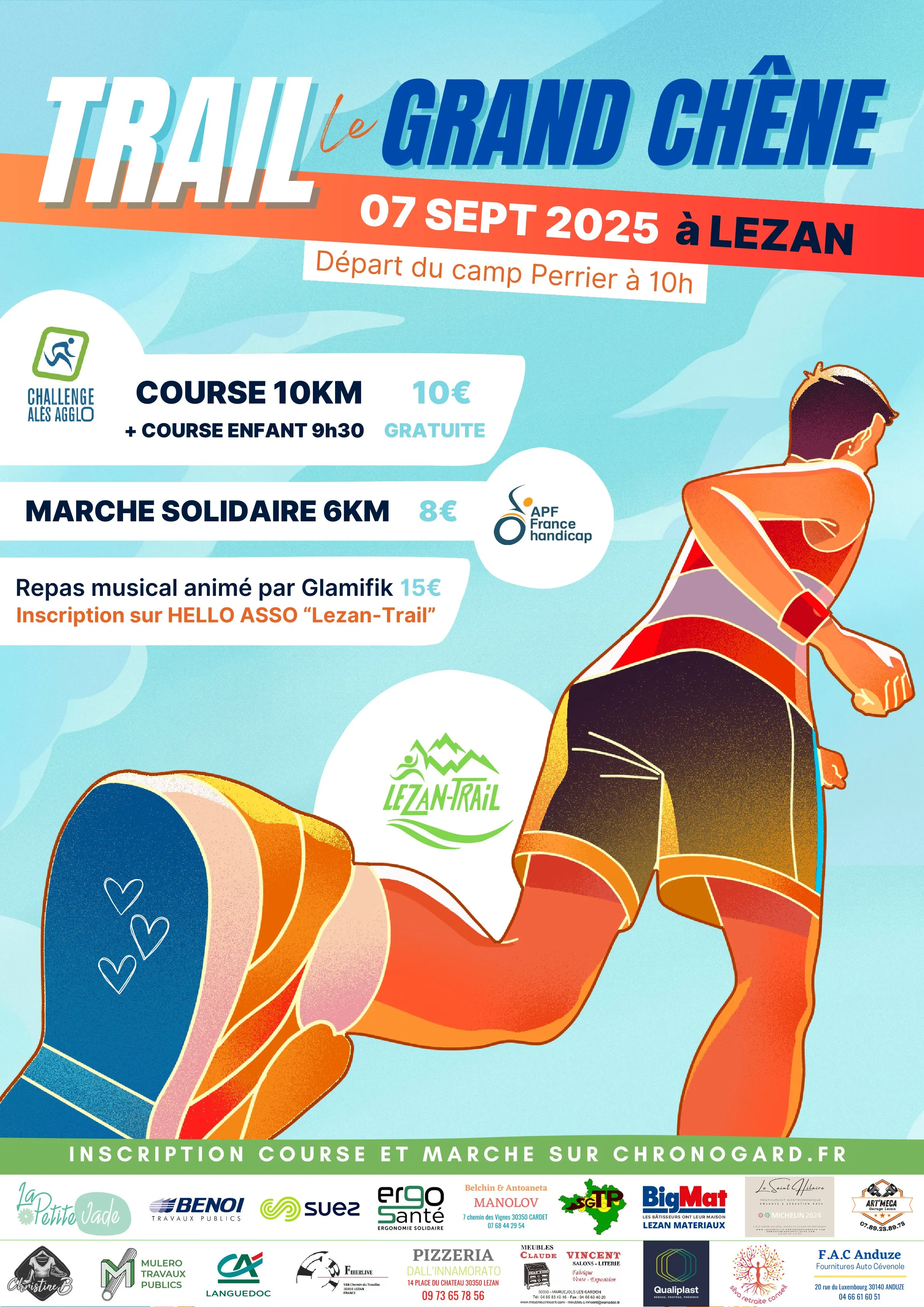 Lezan trail le Grand Chêne 2025 Inscription Résultats