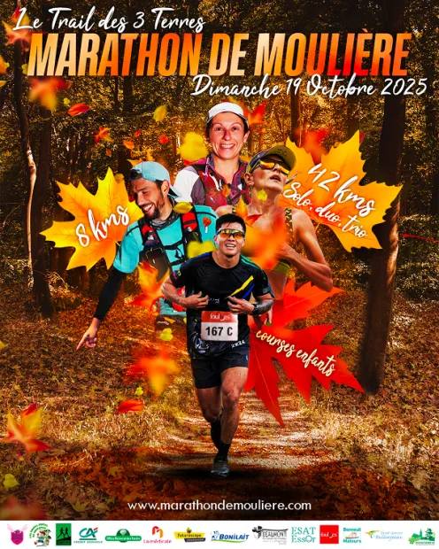 Marathon de Moulière – Trail des 3 Terres 2025 Inscription Résultats