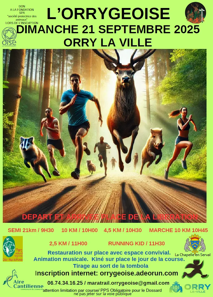 Maratrail l’Orrygeoise 2025 Inscription Résultats