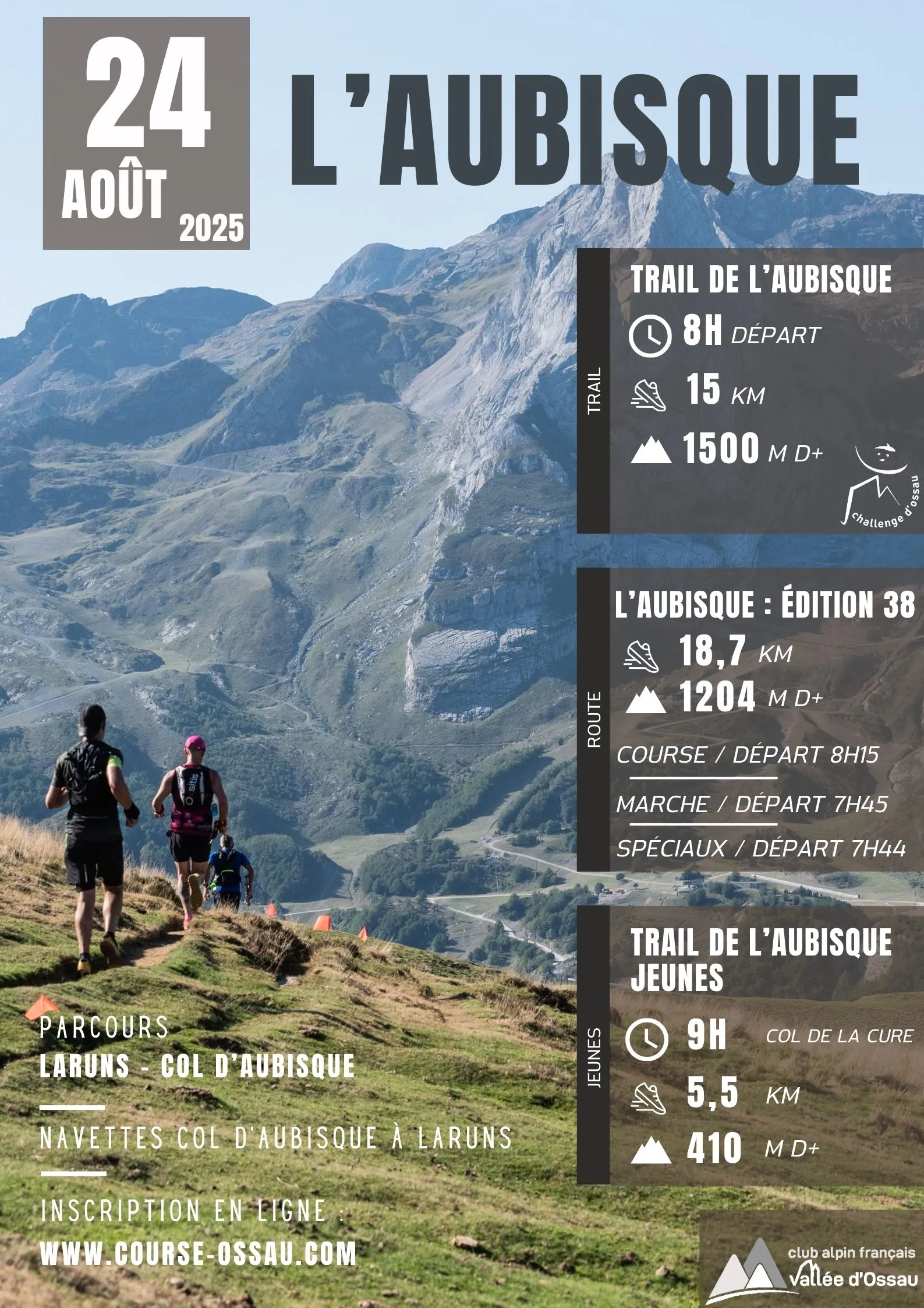 Montée de l’Aubisque 2025 Inscription Résultats