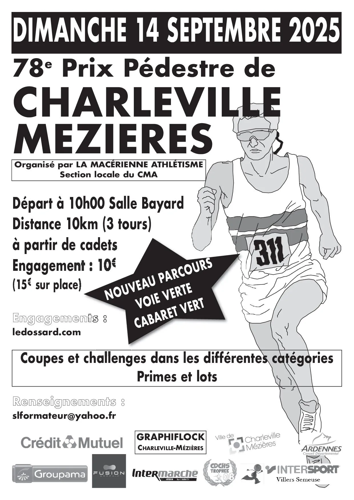Prix pédestre de Mézières 2025 Inscription Résultats