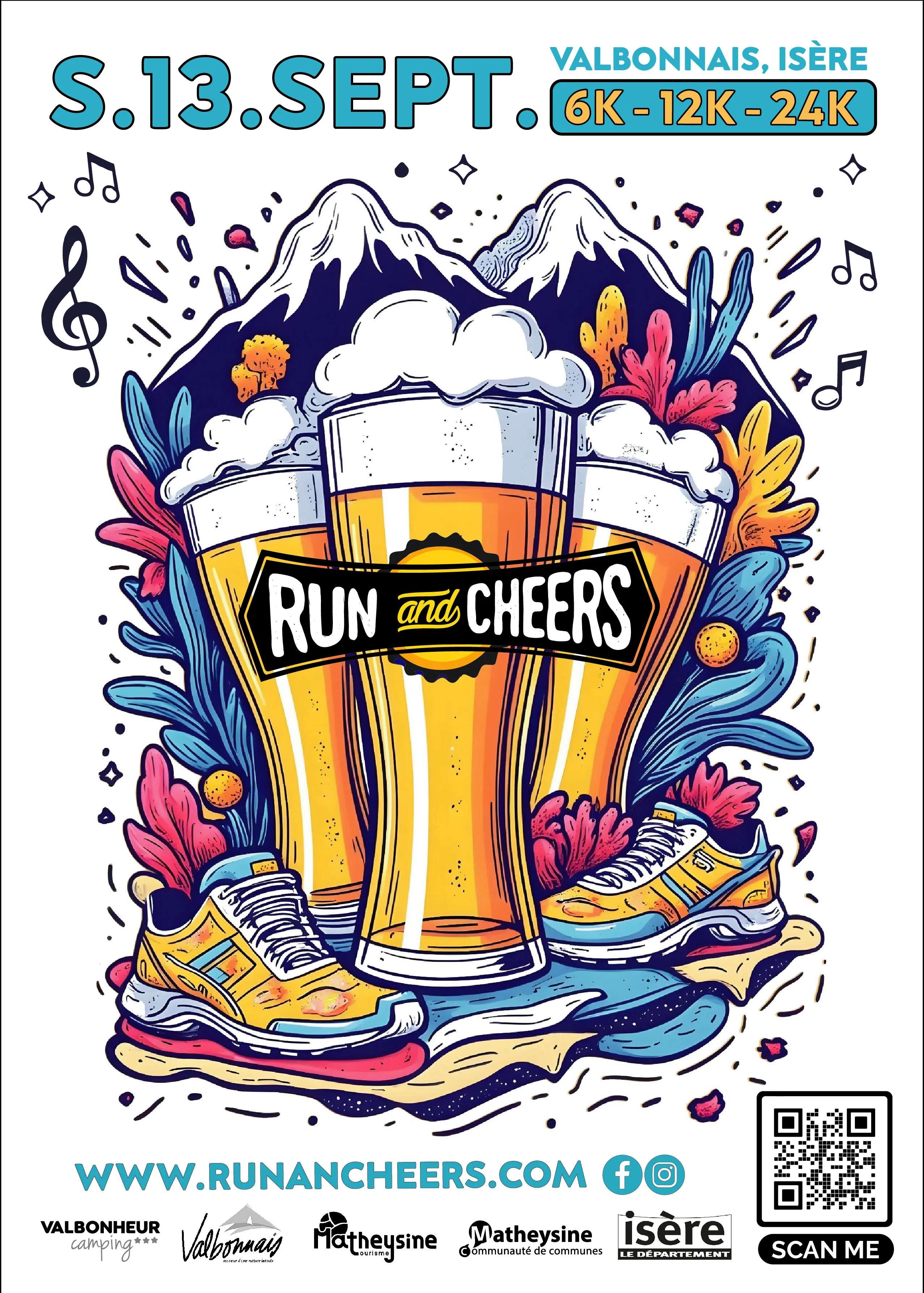 Run and Cheers 2025 Inscription Résultats