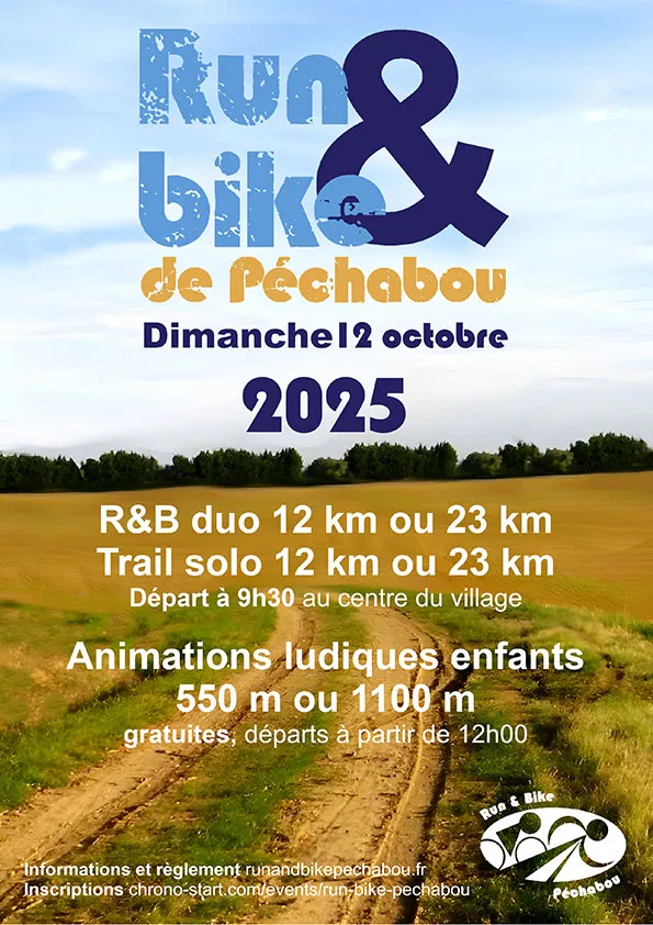 Run & bike de Pechabou 2025 Inscription Résultats