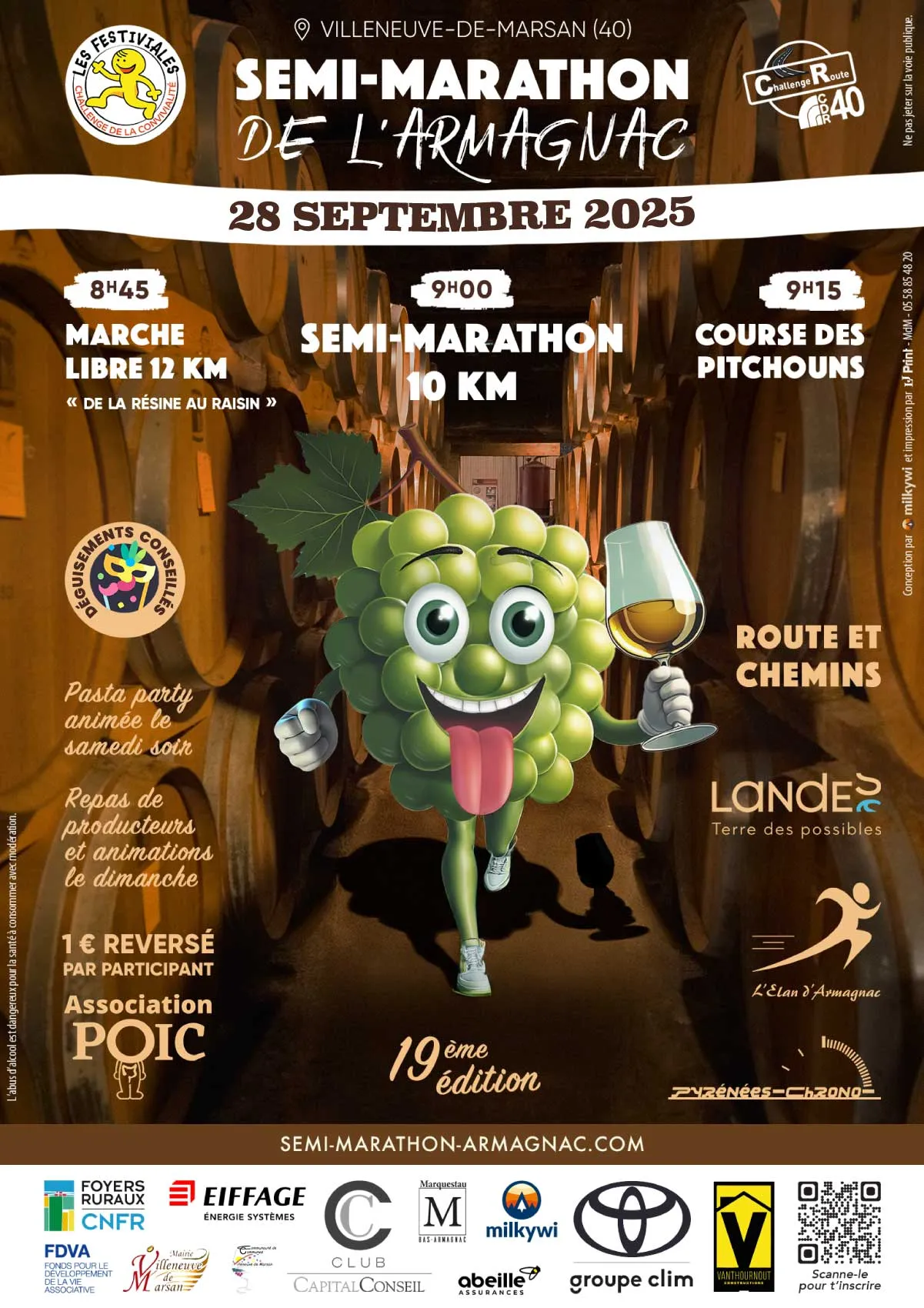 Semi marathon de l’Armagnac 2025 Inscription Résultats