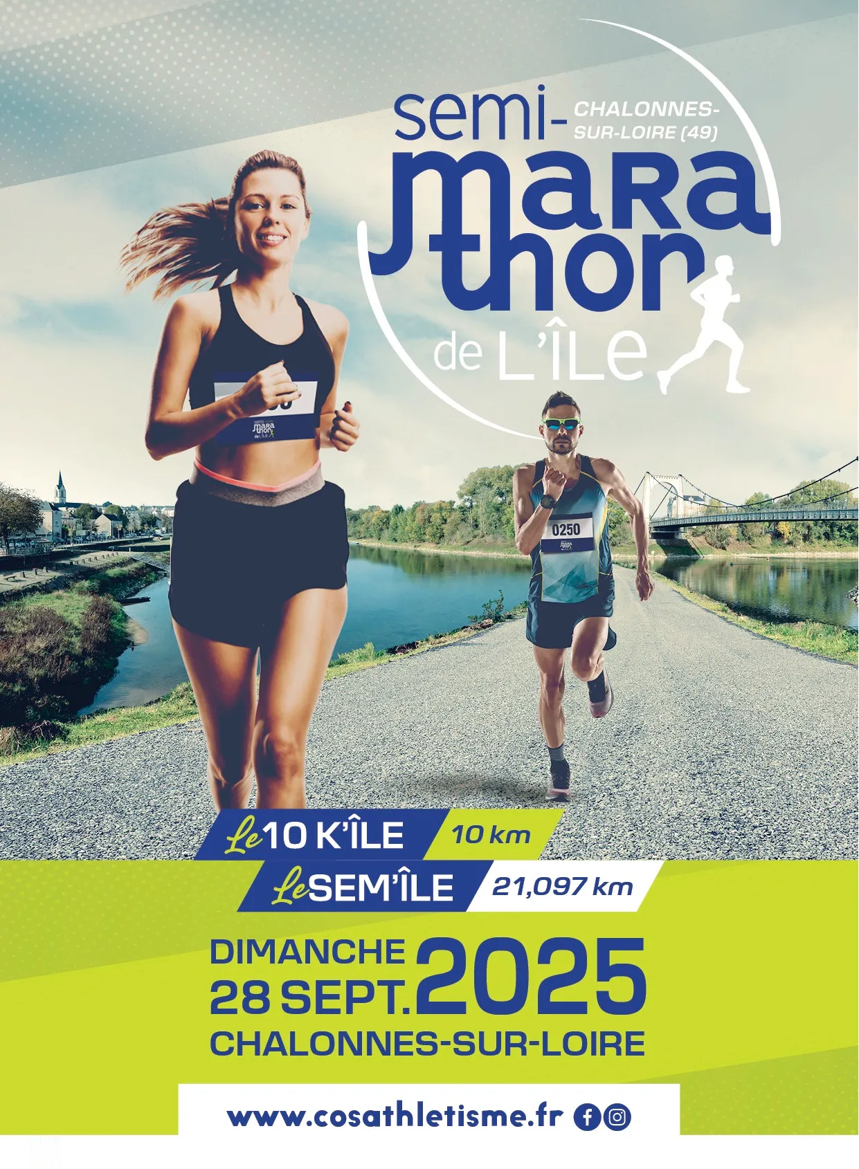 Semi marathon de l’Ile de Chalonnes 2025 Inscription Résultats