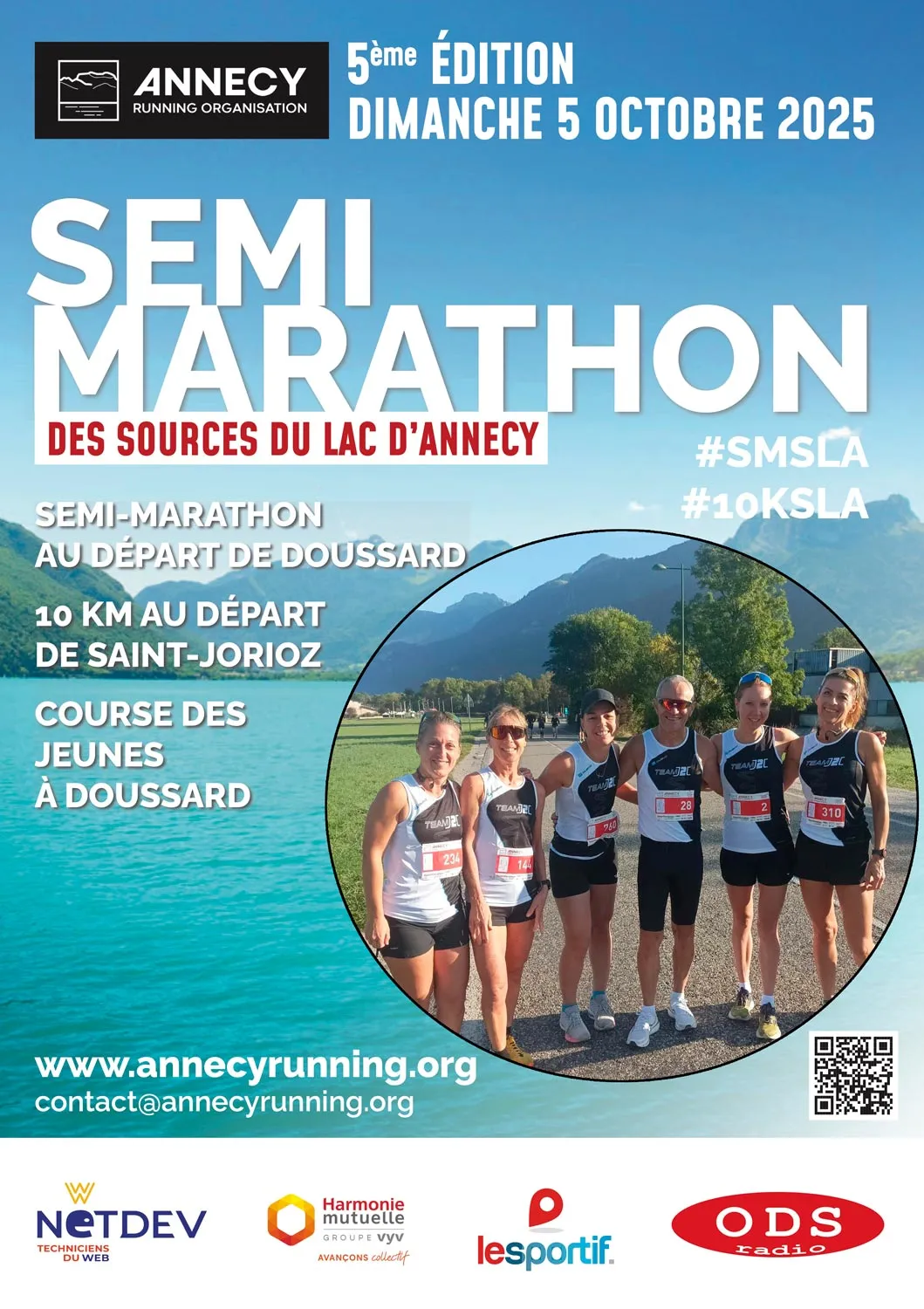 Semi marathon des Sources du lac d’Annecy 2025 Inscription Résultats